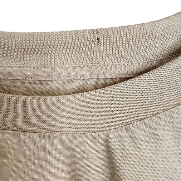 Human Nation Women's Tan Short Sleeve Graphic Crop Top Size Extra Large - Picture 3 of 7